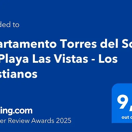 Torres Del Sol En Playa Vistas - Cristianos Apartamento *